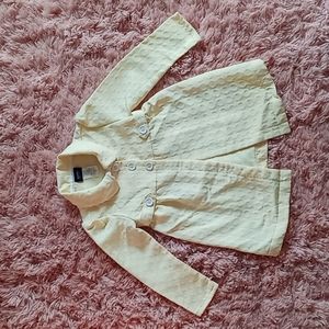 💛 Holiday Editions light yellow dress jacket